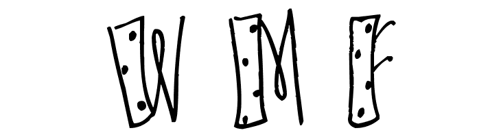 Pea KT Polkie Dot  Free Fonts Download