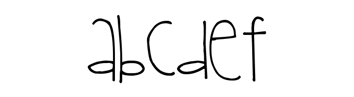 Pea Noodle's Girlfriends  Free Fonts Download