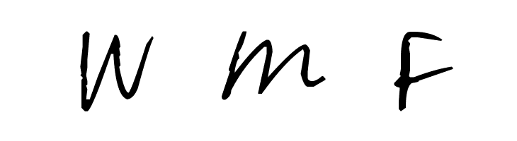 Pea Marcie's Skinny Print  Free Fonts Download