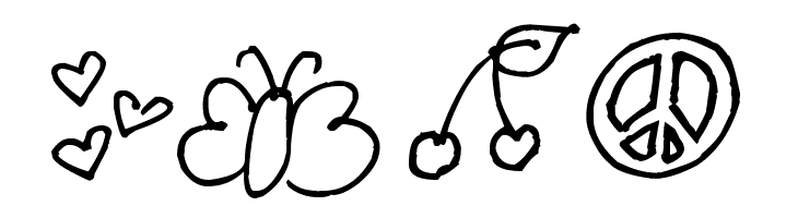 Pea Maia's Doodles  Free Fonts Download