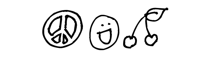 Pea Maia's Doodles  Free Fonts Download