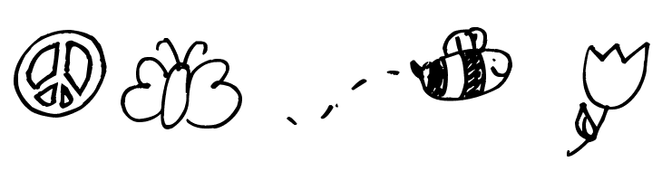 Pea Maia's Doodles  Free Fonts Download