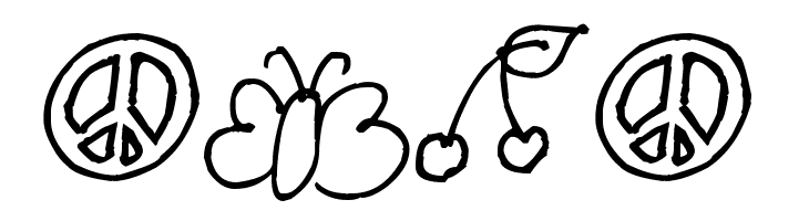 Pea Maia's Doodles  Free Fonts Download