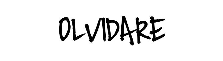 OLVIDARE Pea Makana Font