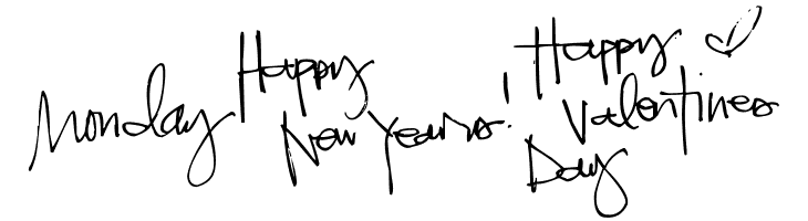 Pea Kadee's Calendar  Free Fonts Download