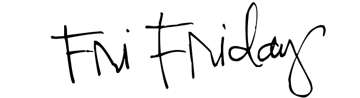 Pea Kadee's Calendar  Free Fonts Download