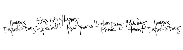 Pea Kadee's Calendar  Free Fonts Download