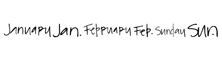 Pea Dawn's Doodles  Free Fonts Download
