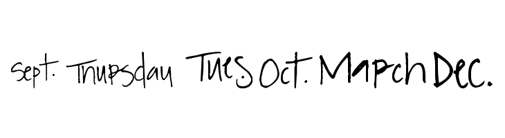 Pea Dawn's Doodles  Free Fonts Download