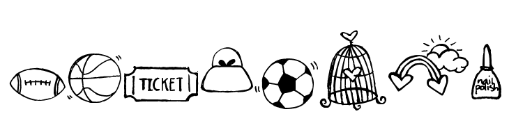 Pea Stacy's New Doodles  Free Fonts Download