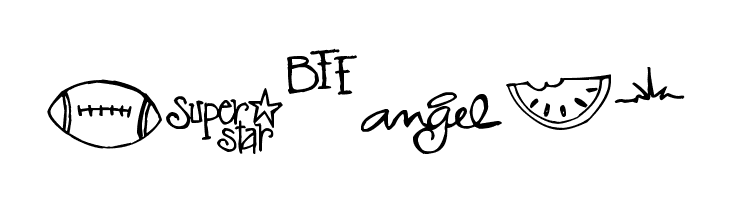 Pea Stacy's New Doodles  Free Fonts Download
