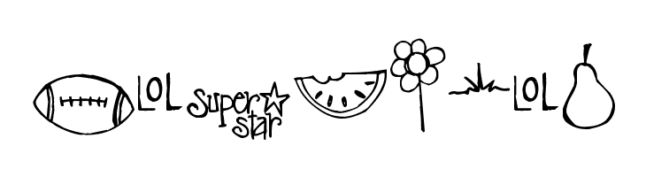 Pea Stacy's New Doodles  Free Fonts Download