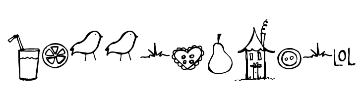 Pea Stacy's New Doodles  Free Fonts Download