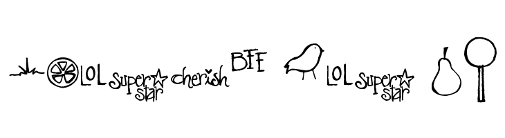 Pea Stacy's New Doodles  Free Fonts Download