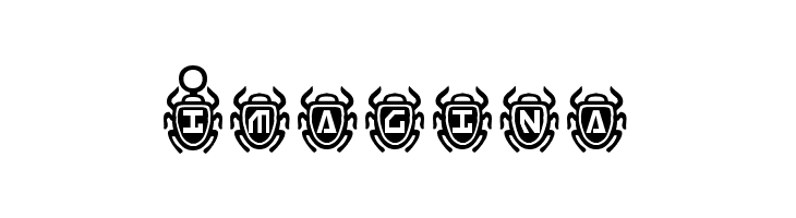 Scarab Border  Free Fonts Download