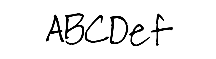 Pea Karen's Print  Free Fonts Download