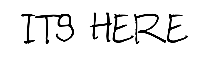 Pea Karen's Print  Free Fonts Download