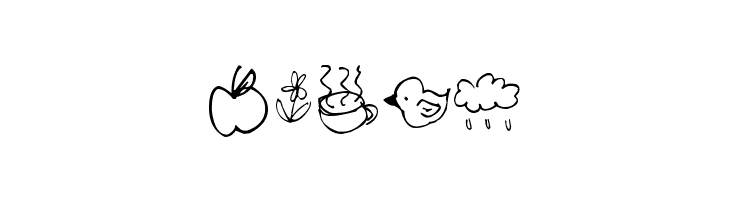 Pea Tisha's Doodles  Free Fonts Download