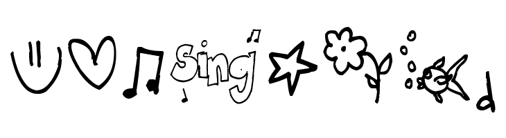 Pea Lauren Doodles  Free Fonts Download