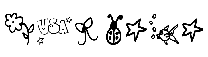 Pea Lauren Doodles  Free Fonts Download