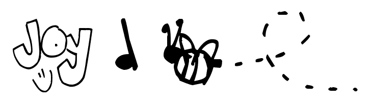 Pea Lauren Doodles  Free Fonts Download