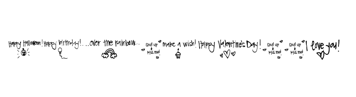 Pea Lauren Doodles  Free Fonts Download