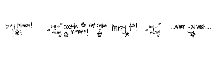 Pea Lauren Doodles  Free Fonts Download
