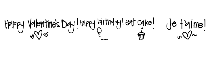 Pea Lauren Doodles  Free Fonts Download