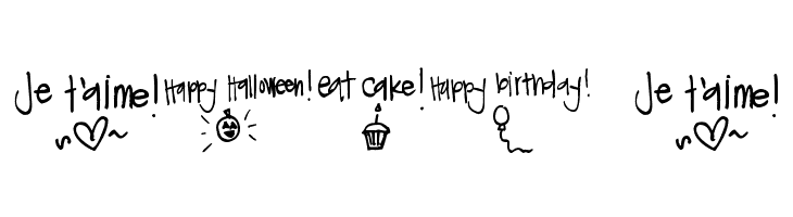 Pea Lauren Doodles  Free Fonts Download