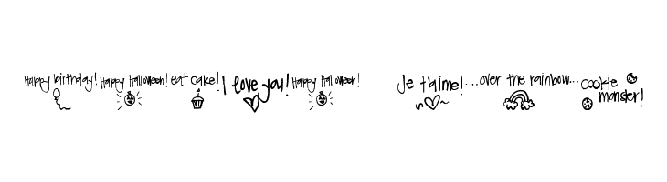 Pea Lauren Doodles  Free Fonts Download