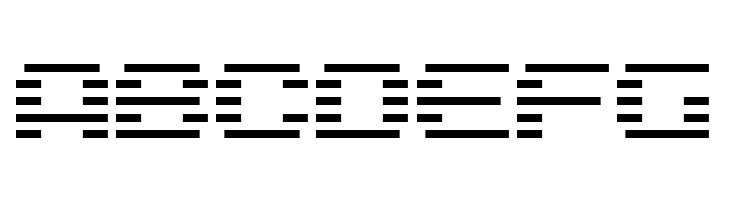 D3 DigiBitMapism type A wide  Free Fonts Download