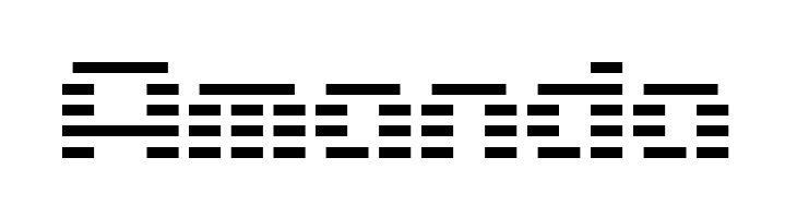 D3 DigiBitMapism type A wide  Free Fonts Download