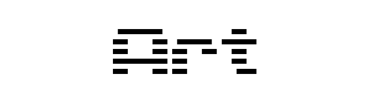 D3 DigiBitMapism type A wide  Free Fonts Download