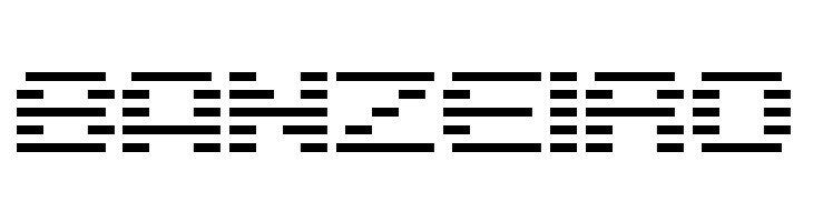 D3 DigiBitMapism type A wide  Free Fonts Download