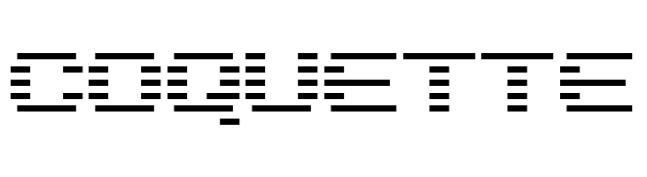 D3 DigiBitMapism type A wide  Free Fonts Download