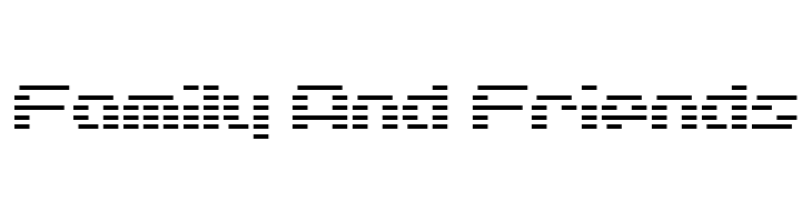 D3 DigiBitMapism type A wide  Free Fonts Download