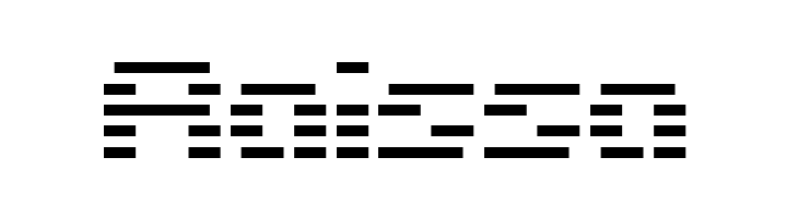 D3 DigiBitMapism type A wide  Free Fonts Download