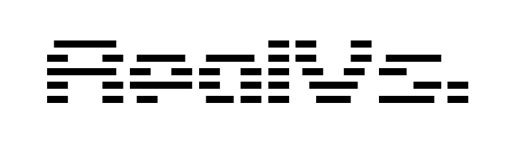 D3 DigiBitMapism type A wide  Free Fonts Download