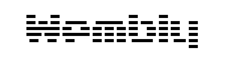 D3 DigiBitMapism type A wide  Free Fonts Download