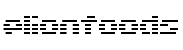 D3 DigiBitMapism type A wide  Free Fonts Download