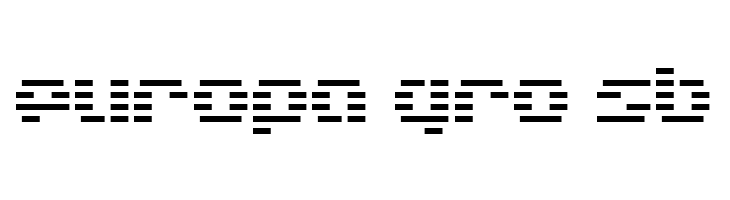D3 DigiBitMapism type A wide  Free Fonts Download