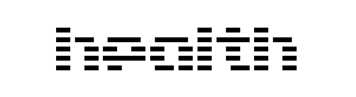 D3 DigiBitMapism type A wide  Free Fonts Download