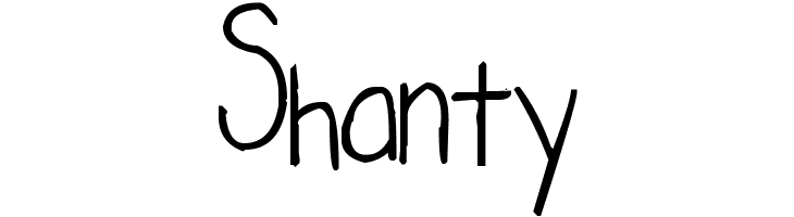 Shanty Pea Dalovely Damanda Font