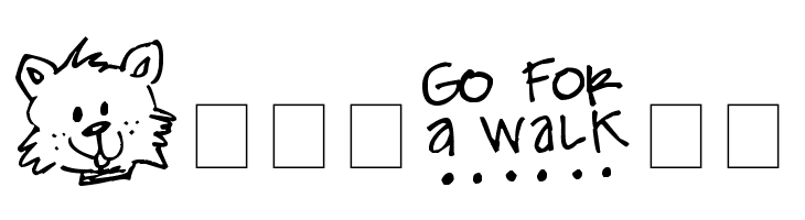 Pea KT Puppy Love Doodles  Free Fonts Download