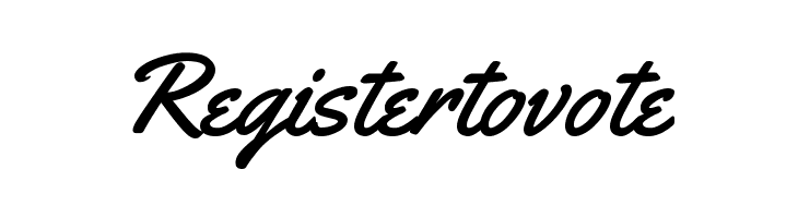 Registertovote Yellowtail Font