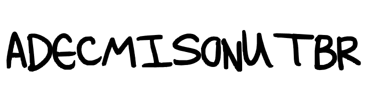 Written during an exam!  Free Fonts Download