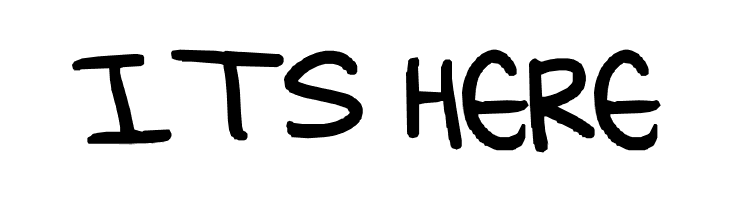 Written during an exam!  Free Fonts Download