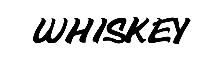 WHISKEY Bottle Depot Font
