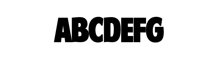 ABCDEFG American Purpose STRIPE 1 Normal Font