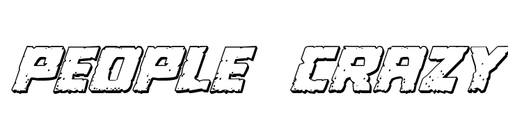 Colossus 3D Italic  Free Fonts Download